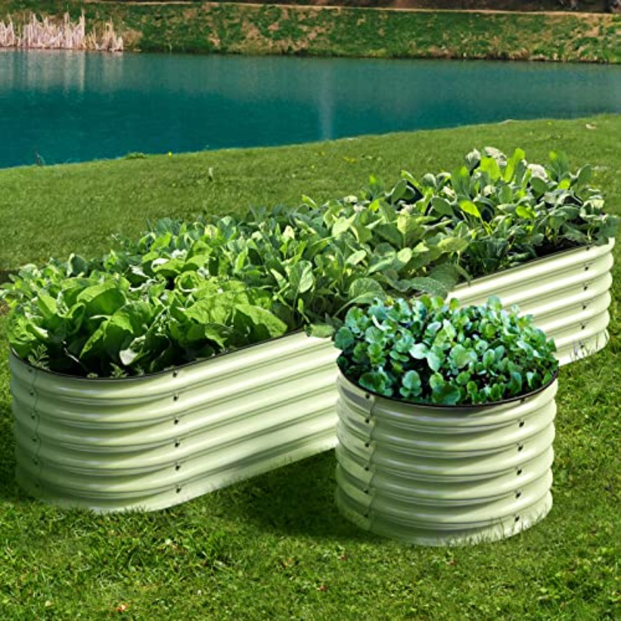 Raised Garden Bed - Fioriere modulari da esterno in acciaio