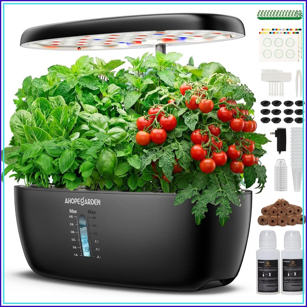 Indoor Herb Garden - Giardino Idroponico a 12 Scomparti con