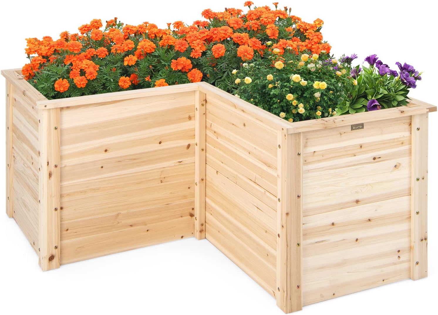 Raised Garden Bed - Fioriera rialzata in legno massello per