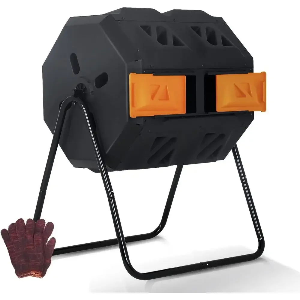 Compost Bin - Compostiera Rotante da Esterno a Doppia