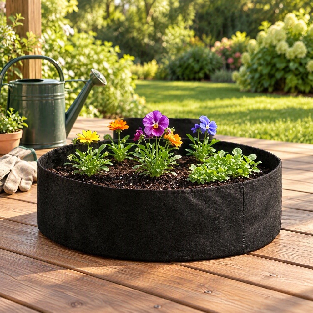 Grande sacco circolare in felt - Grow Bag recensione e prezzo
