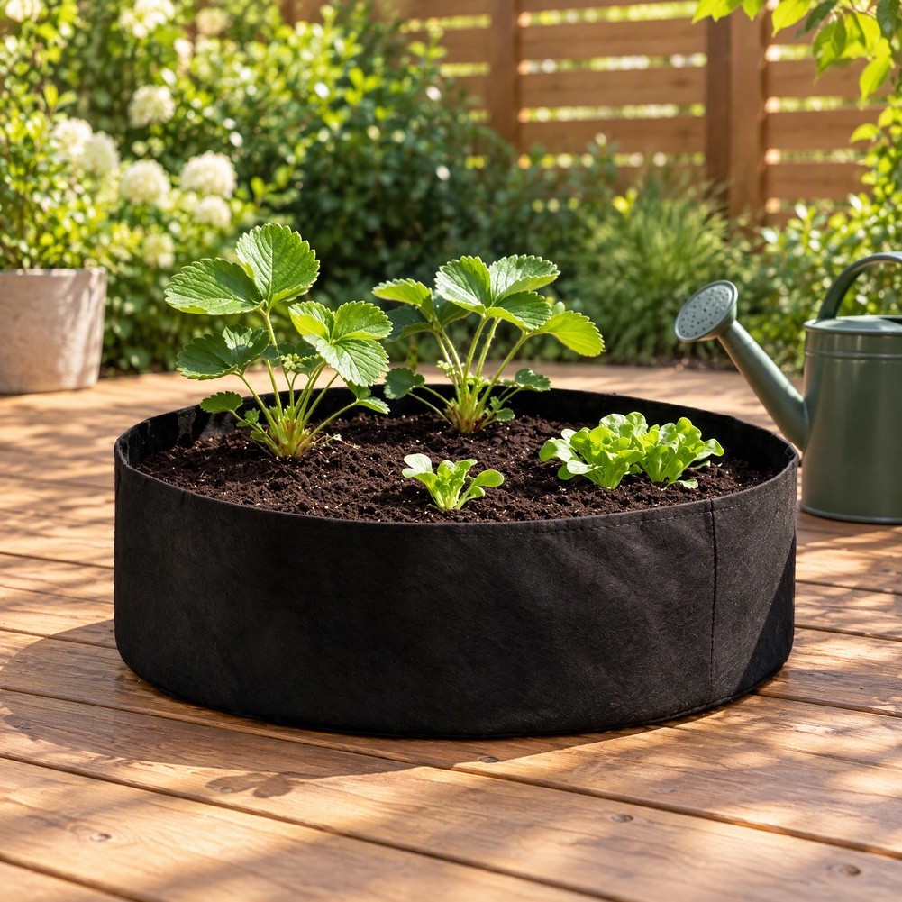 Grande sacco circolare in felt - Grow Bag recensione e prezzo