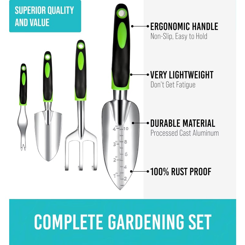 Set di 9 Attrezzi da Giardinag - Trowel Garden Tools recensione e prezzo