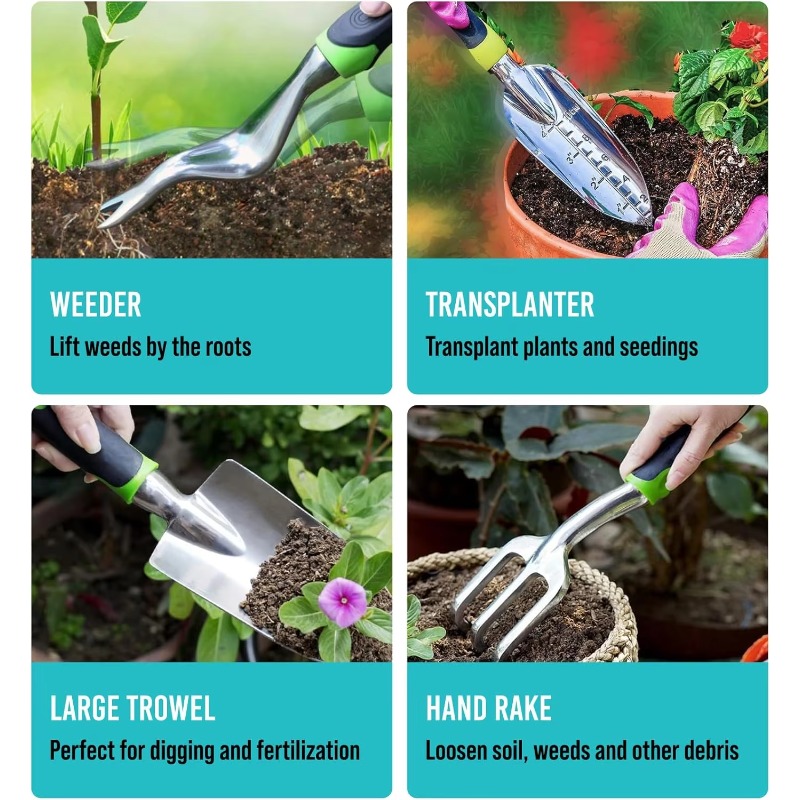 Set di 9 Attrezzi da Giardinag - Trowel Garden Tools recensione e prezzo