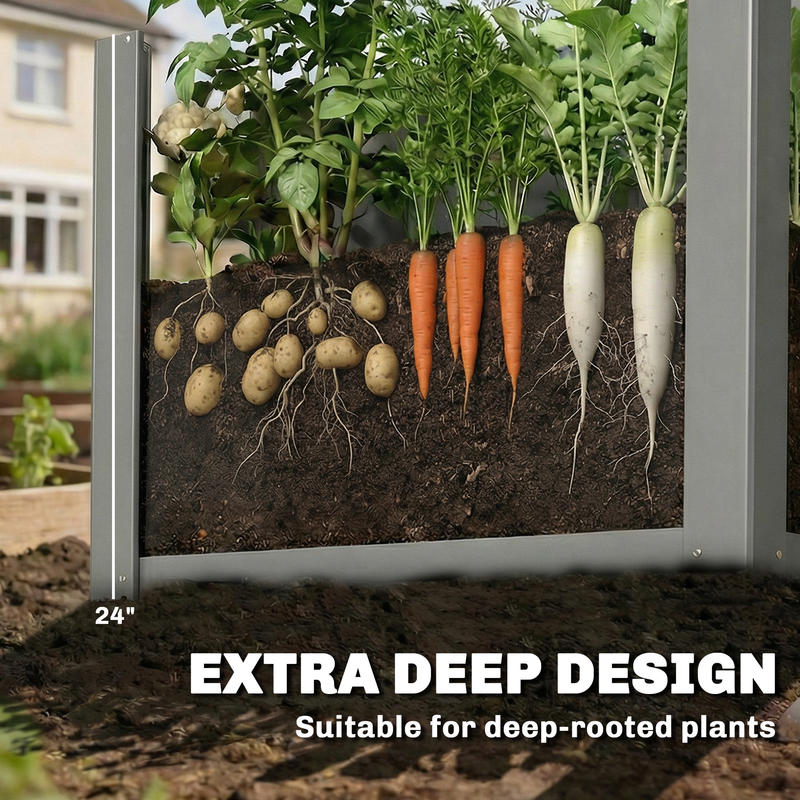 Outsunny Fioriera Rialzata Zin - Raised Garden Bed recensione e prezzo