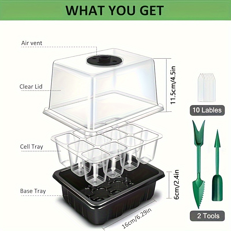 Set di 1/2/3 Vassoi per Germin - Grow Light Led recensione e prezzo