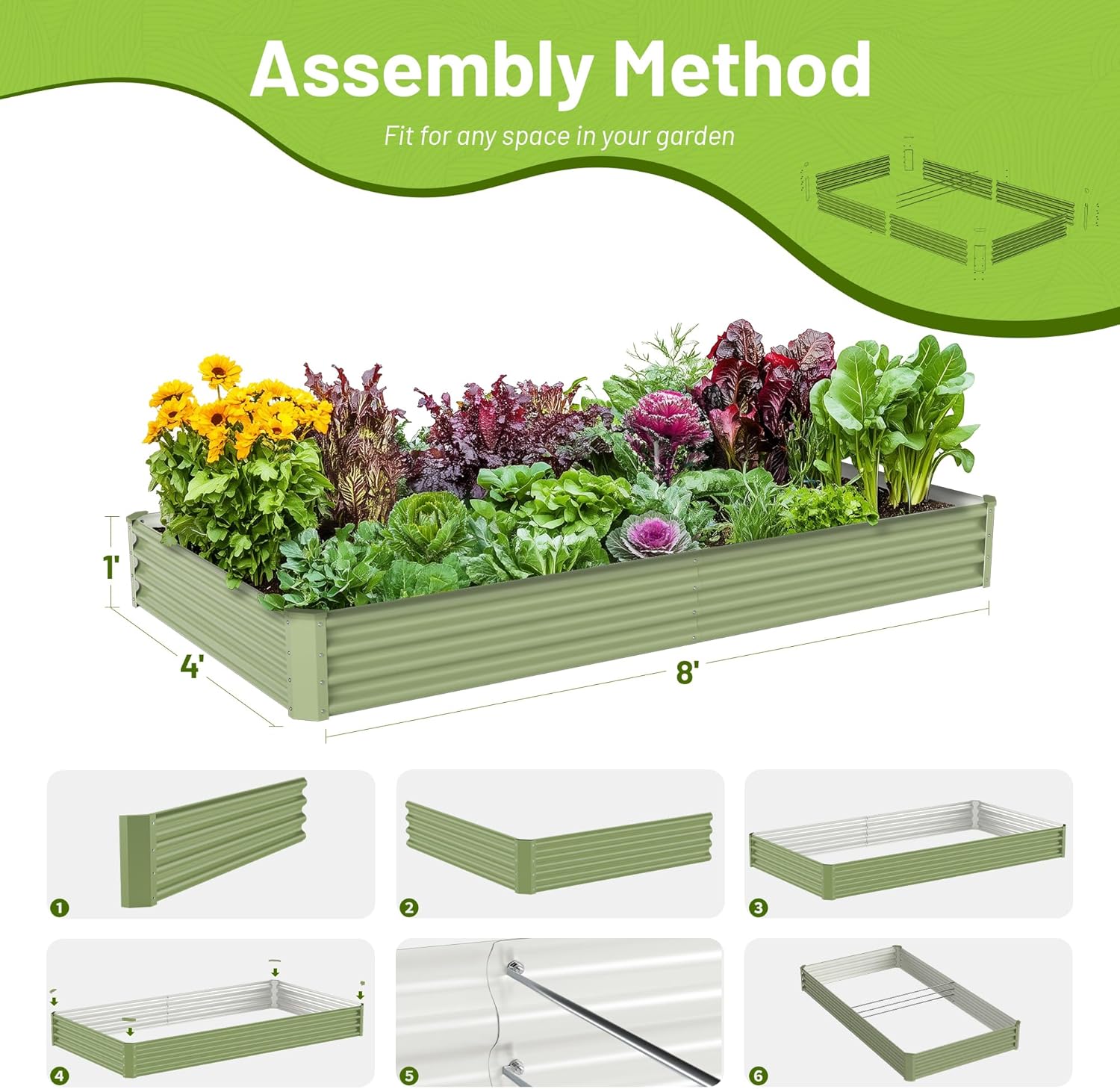 Fioriera Rialzata in Metallo p - Raised Garden Bed recensione e prezzo