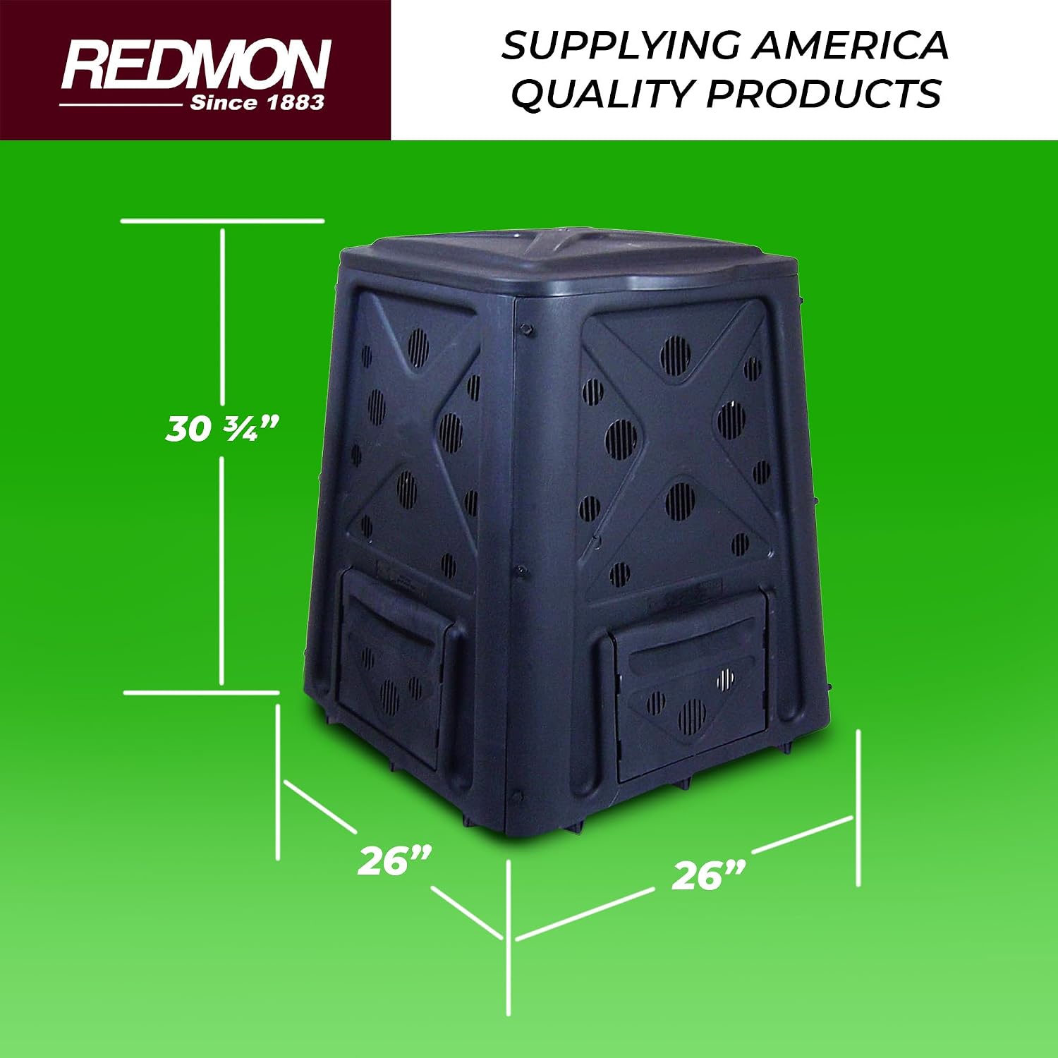 Compostiera da esterno Redmon  - Compost Bin recensione e prezzo